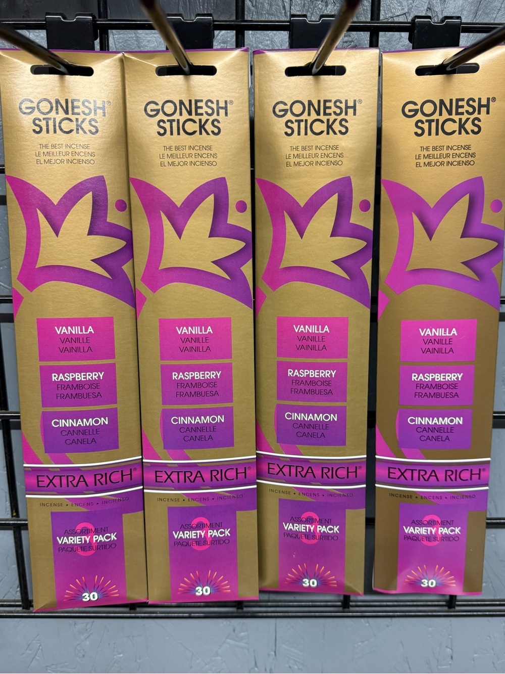 Sticks Extra Rich Variety Pack Incense -
 4 packs -total 120 sticks